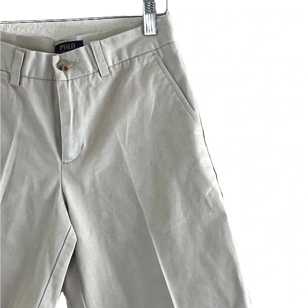 Polo Ralph Lauren | Flat front khaki uniform preppy shorts size 12